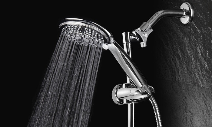 Luxurious 3-way water flow shower head